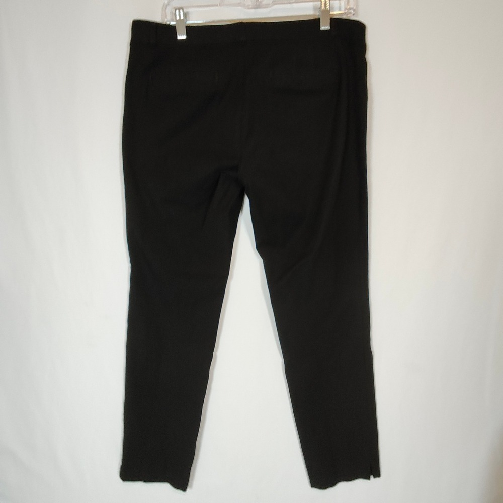 Banana Republic Sloan Fit Pants Women's 12 Black Slim Ankle Trousers